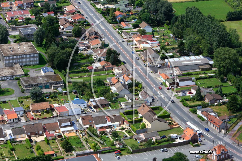 Photo arienne de Auchy-les-Mines