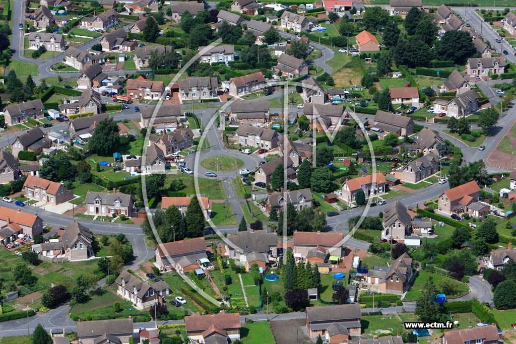 Photo arienne de Auchy-les-Mines (Quartier de Bapaume)