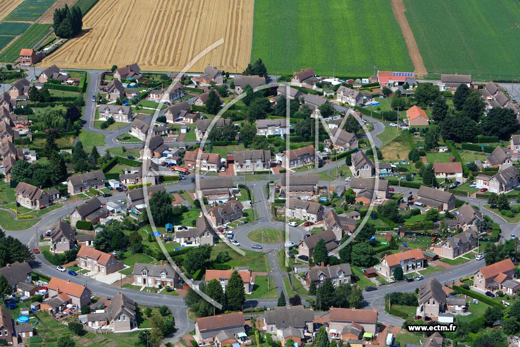 Photo arienne de Auchy-les-Mines (Quartier de Bapaume)