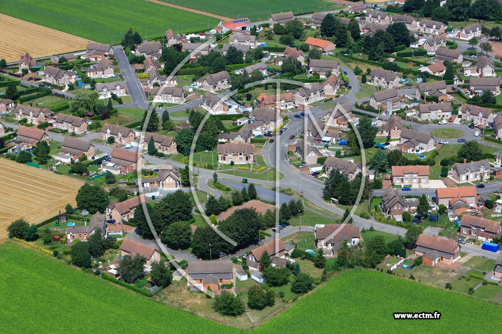 Photo arienne de Auchy-les-Mines (Quartier de Bapaume)