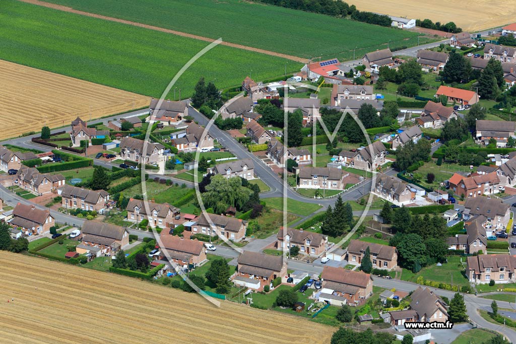 Photo arienne de Auchy-les-Mines (Quartier de Bapaume)