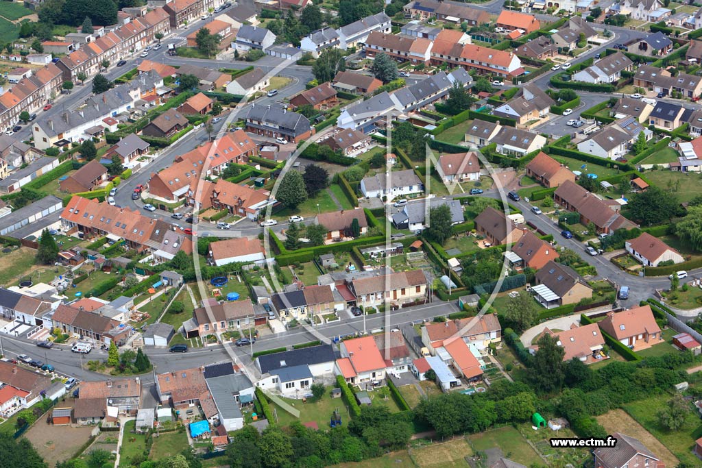 Photo arienne de Barlin (Rue de Frsnicourt)