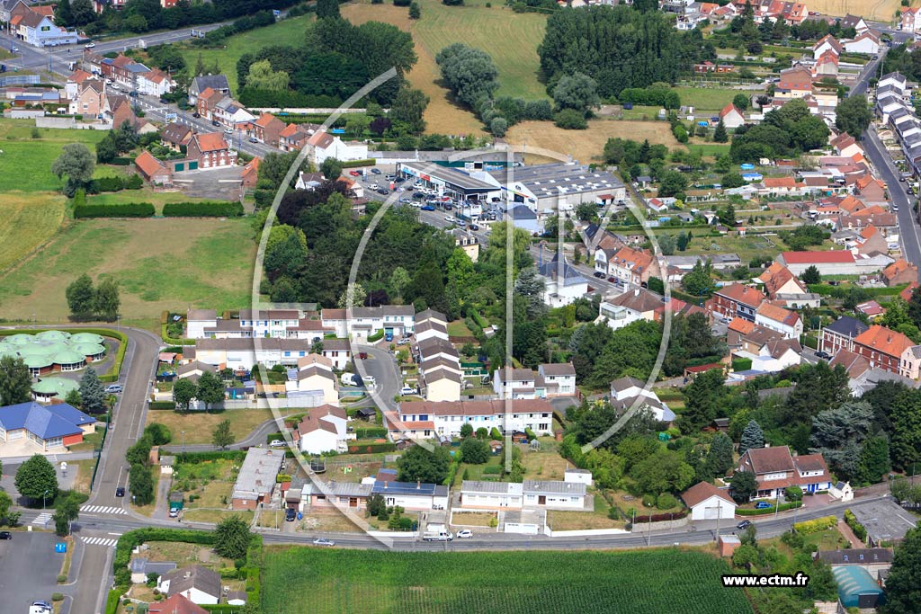 Photo arienne de Beuvry (Rocade Nord)