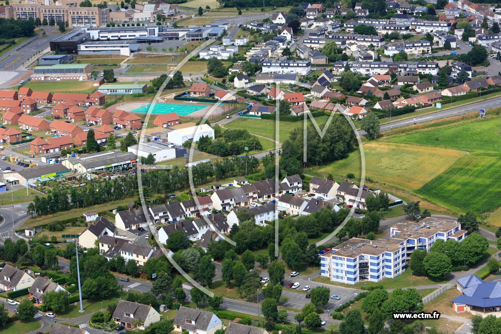 Photo arienne de Beuvry (Rocade Nord)