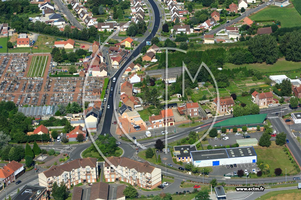 Photo arienne de Bully-les-Mines