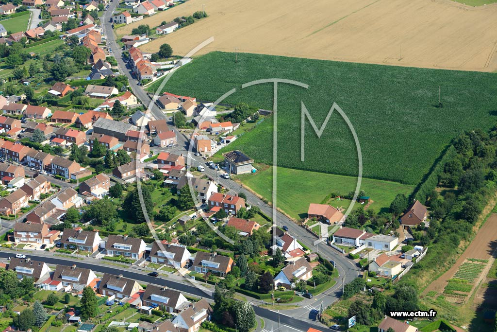 Photo arienne de Bully-les-Mines