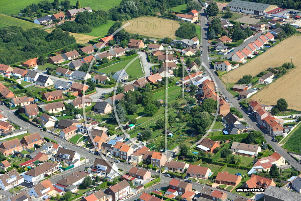 Photo arienne de Bully-les-Mines