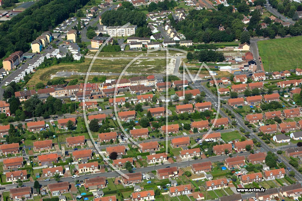 Photo arienne de Bully-les-Mines (Quartier de la Cit de la Libert)