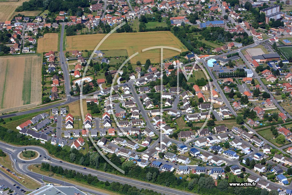 Photo arienne de Bthune (Quartier Des Roses)