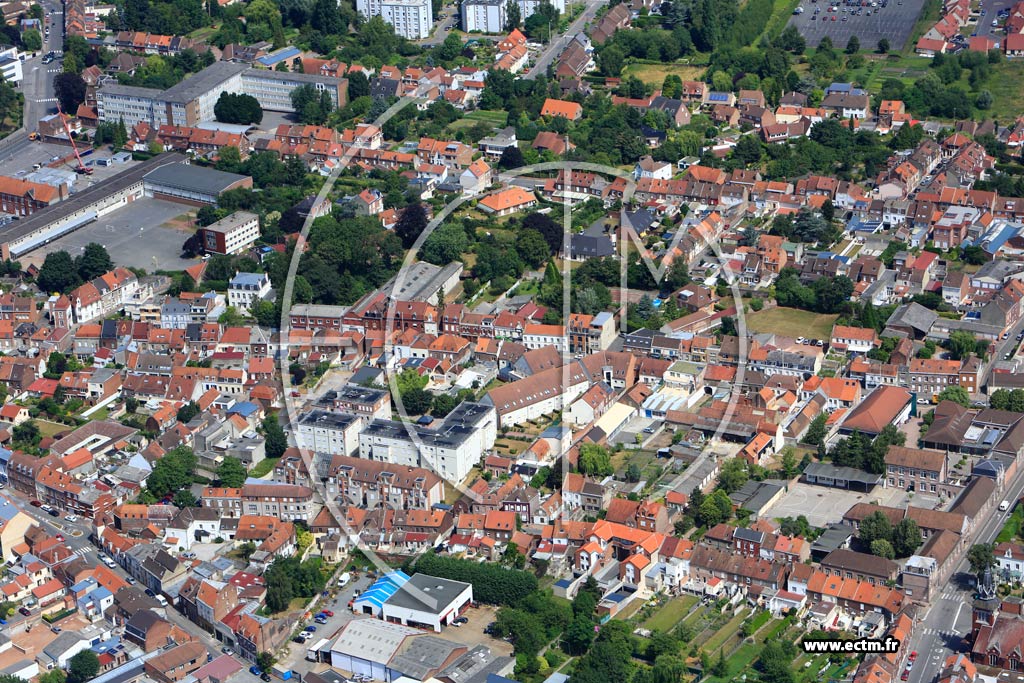 Photo arienne de Bthune (Quartier du Perroy)