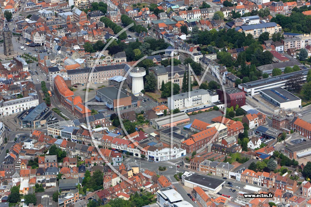 Photo arienne de Bthune (Quartier Eugne Haynaut)