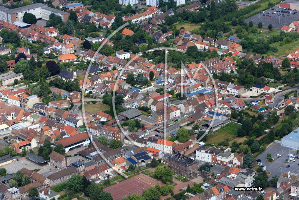 Photo arienne de Bthune (Quartier Germon)