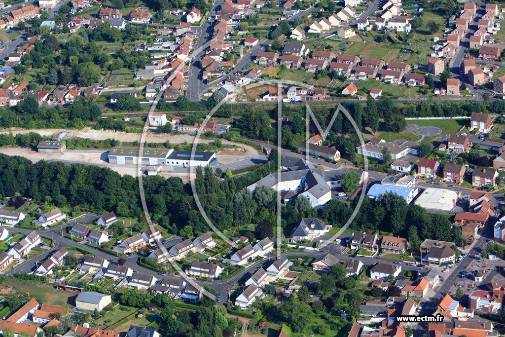 Photo arienne de Calonne-Ricouart (Quartier du Parc)