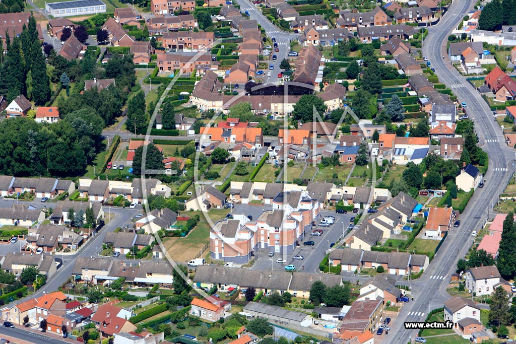 Photo arienne de Carvin (Chemin des Millionnaires)