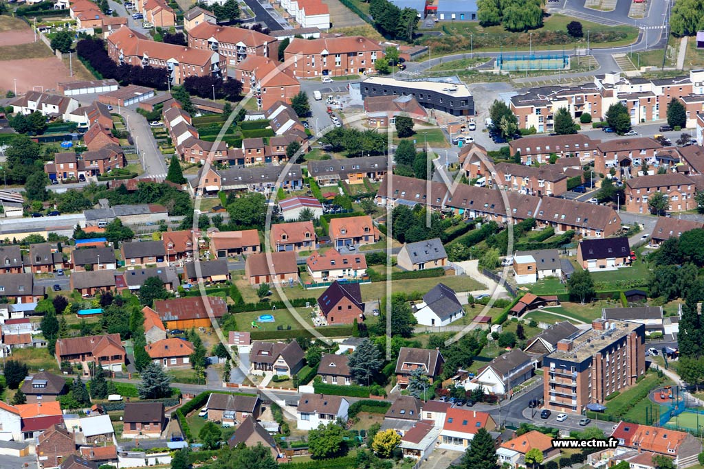 Photo arienne de Carvin (Chemin des Millionnaires)