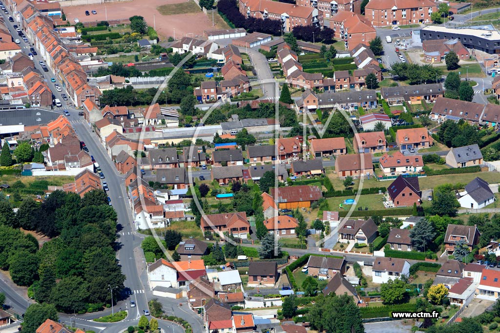 Photo arienne de Carvin (Chemin des Millionnaires)