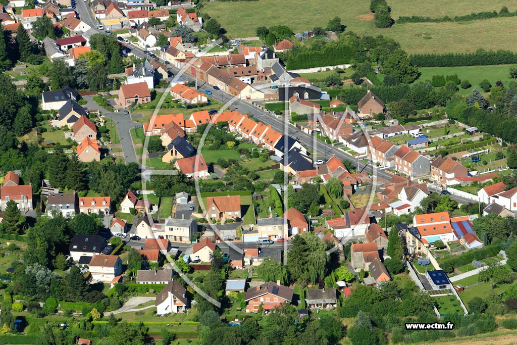 Photo arienne de Givenchy-en-Gohelle