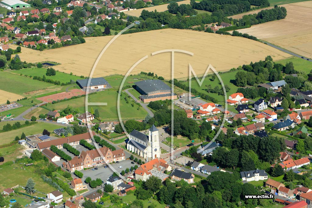Photo arienne de Givenchy-en-Gohelle