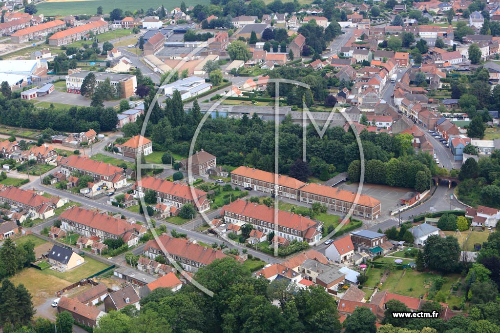 Photo arienne de Hersin-Coupigny (Quartier Paul Doumer)