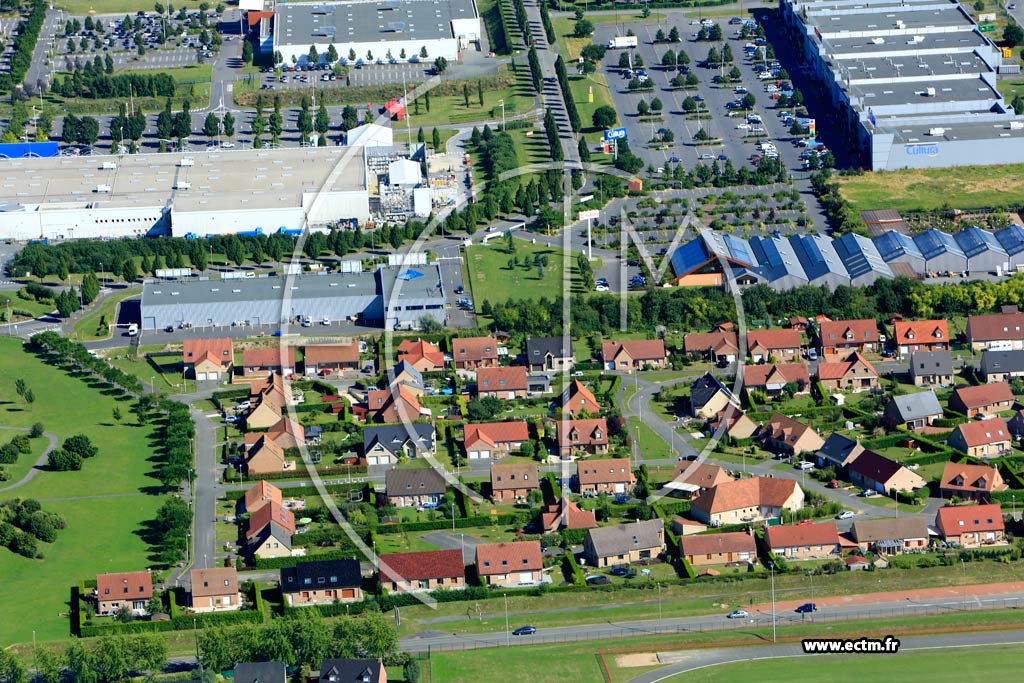 Photo arienne de Hnin-Beaumont (Quartier de la Rue Jacques Piette)