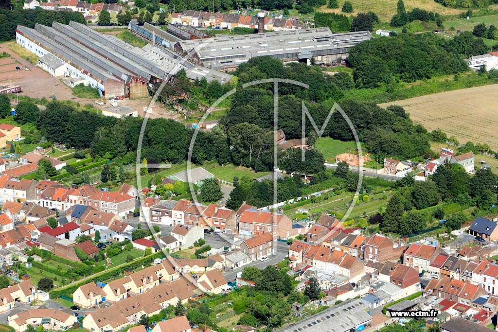 Photo arienne de Hnin-Beaumont (Quartier de la Rue Jules Ferry)