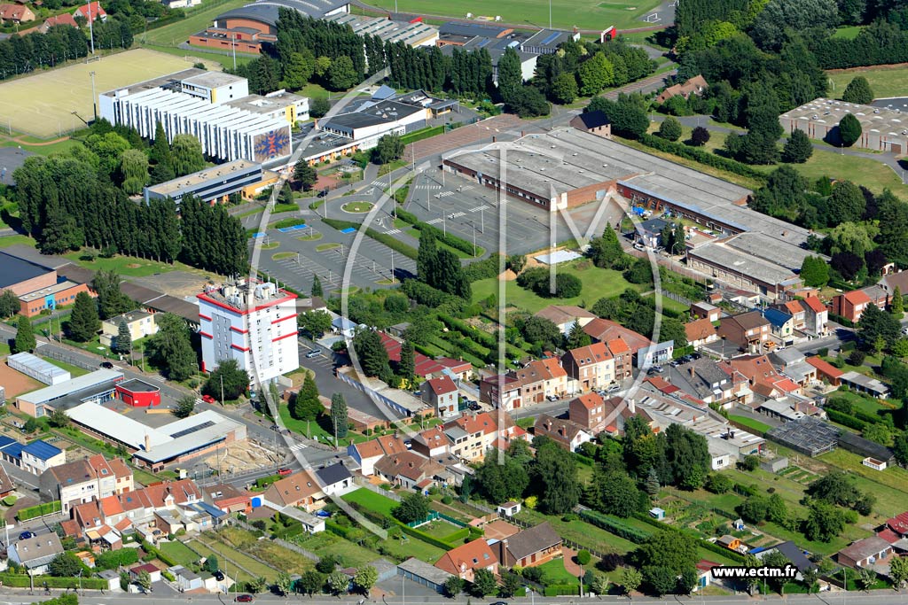 Photo arienne de Hnin-Beaumont (Quartier de la Rue Philibert Robiaud)