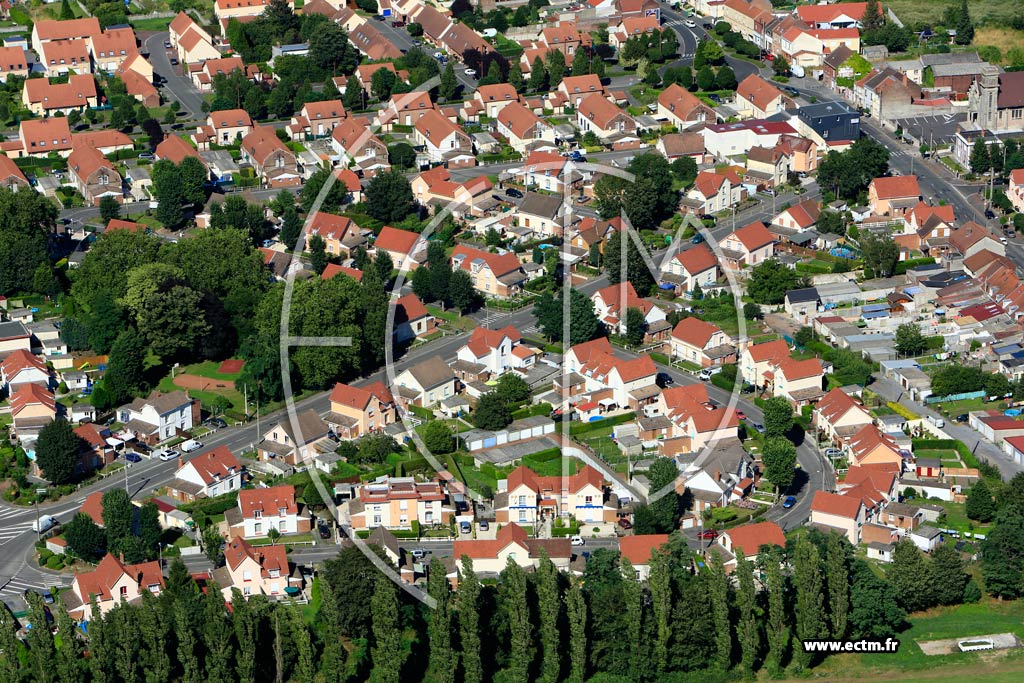Photo arienne de Hnin-Beaumont (Quartier du Boulevard des Frres Letermes)