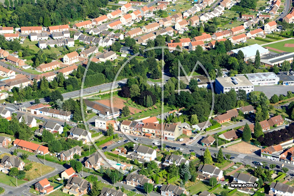 Photo arienne de Lens (Quartier de l'IUT)