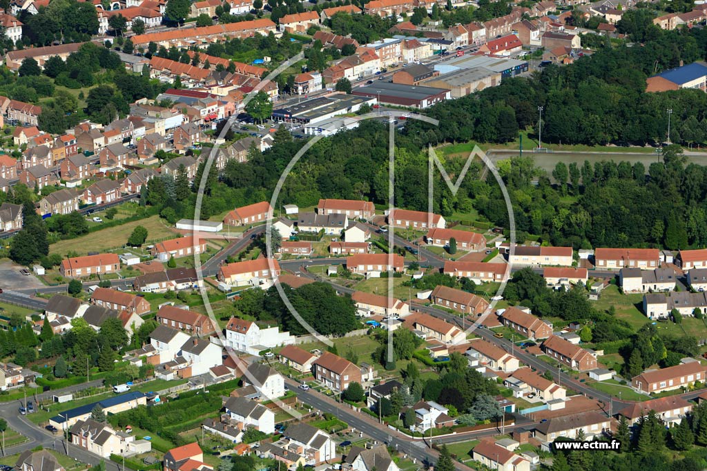 Photo arienne de Lens (Quartier de l'IUT)