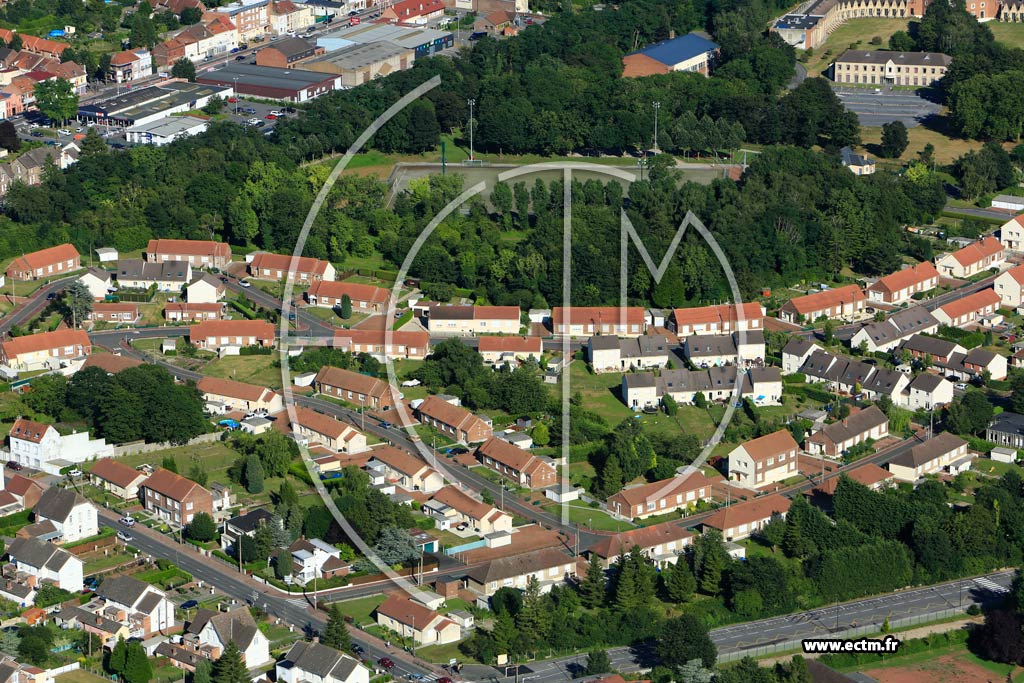 Photo arienne de Lens (Quartier de l'IUT)