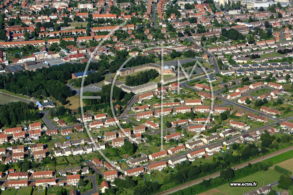 Photo arienne de Lens (Quartier de l'IUT)