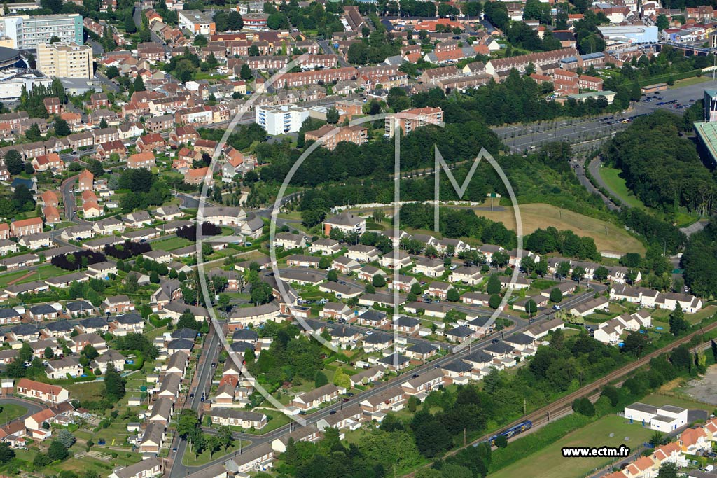 Photo arienne de Lens (Quartier de l'IUT)