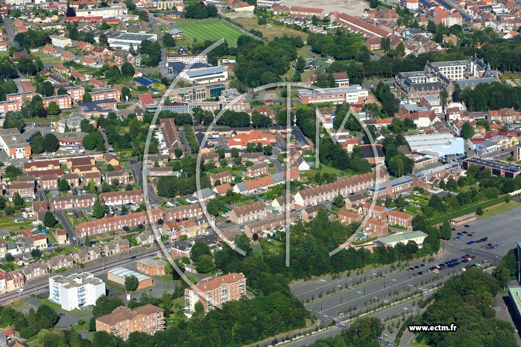 Photo arienne de Lens (Quartier de l'IUT)