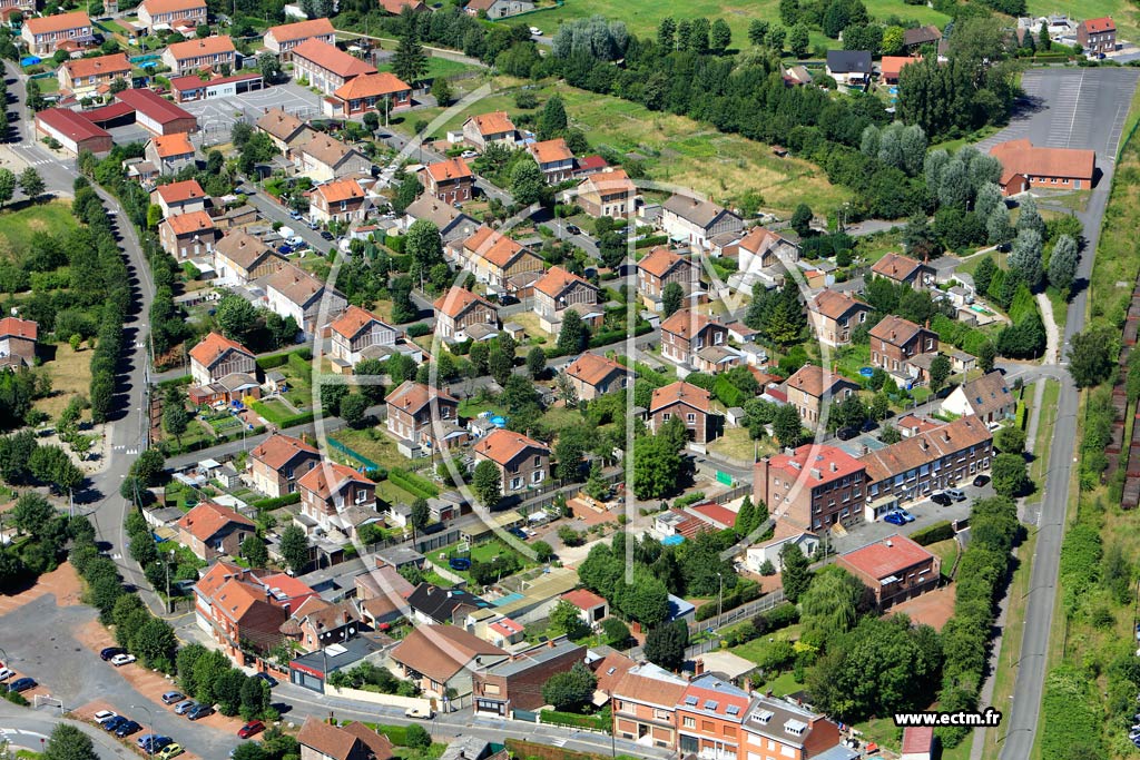 Photo arienne de Libercourt