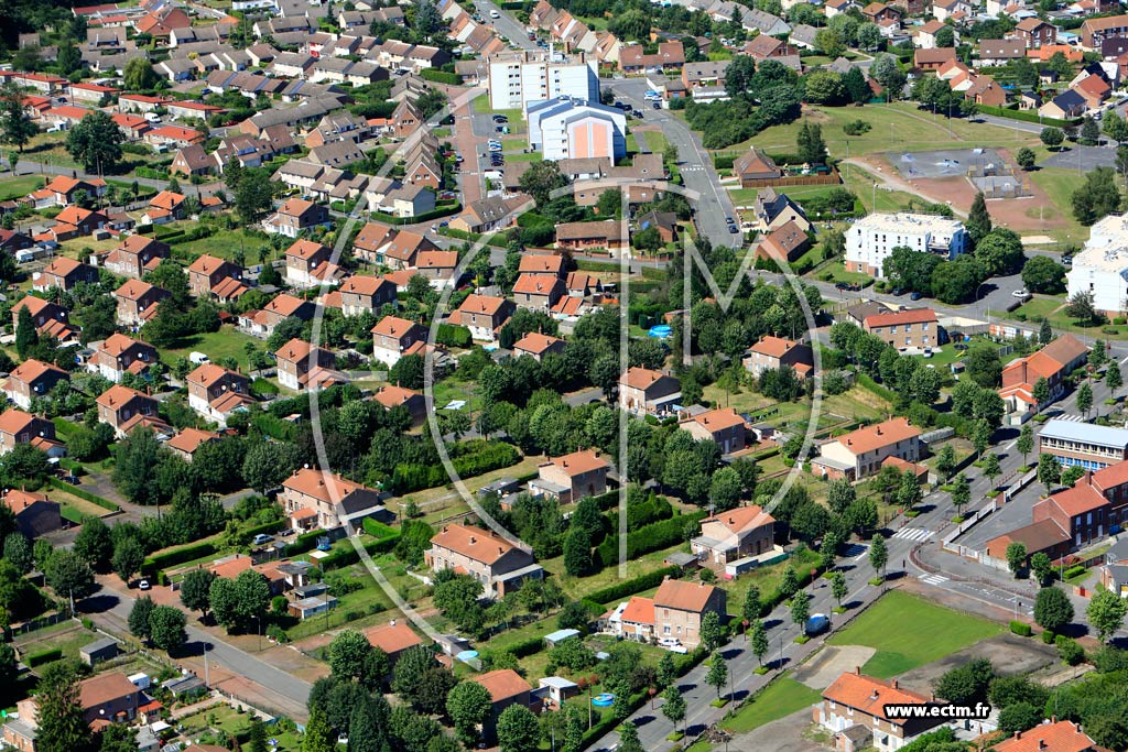 Photo arienne de Libercourt