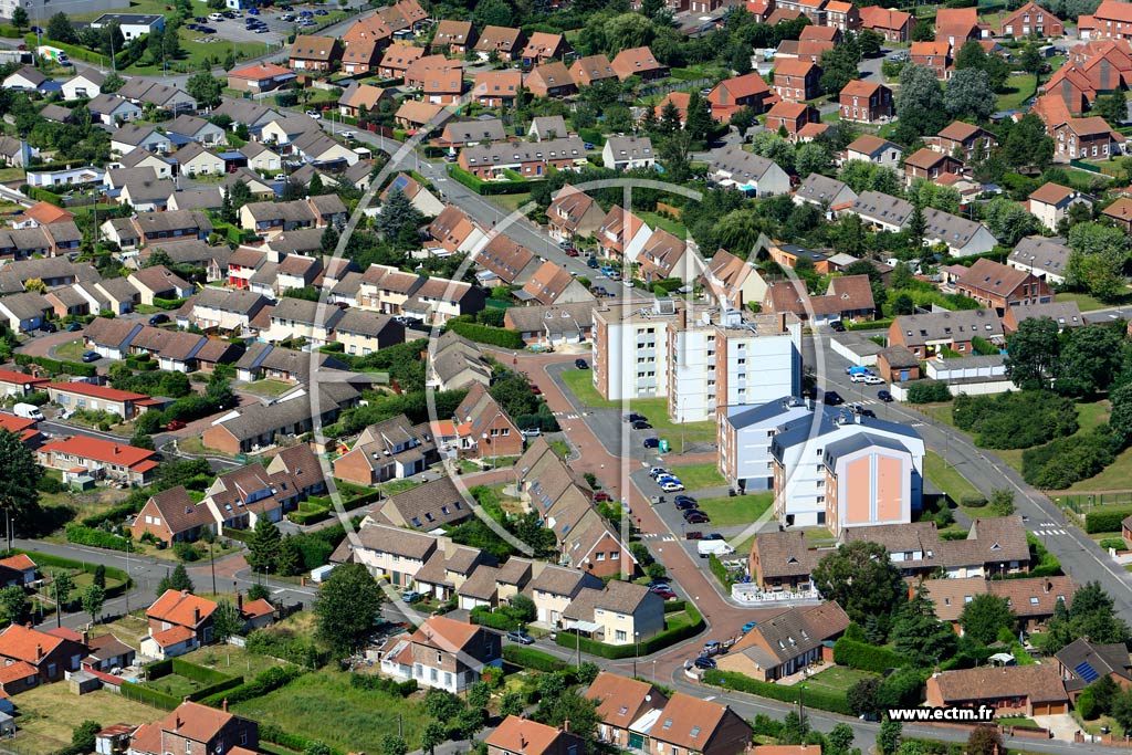 Photo arienne de Libercourt