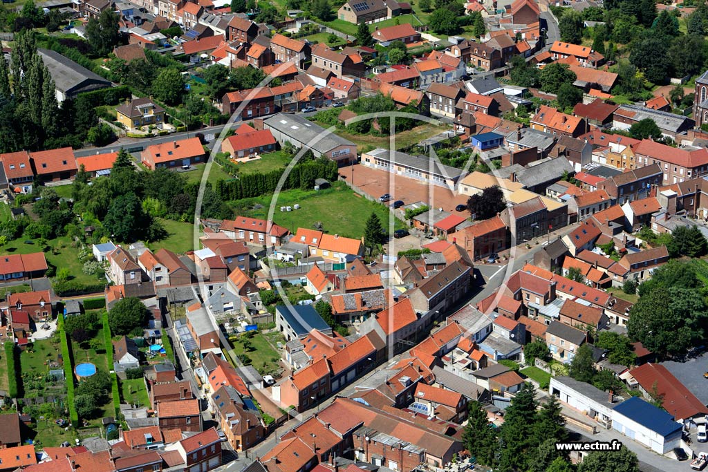 Photo arienne de Libercourt (Quartier de la Rue Cyprien Quinet)