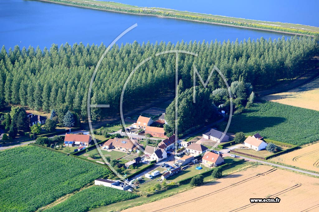 Photo arienne de Lillers (La Vicogne)