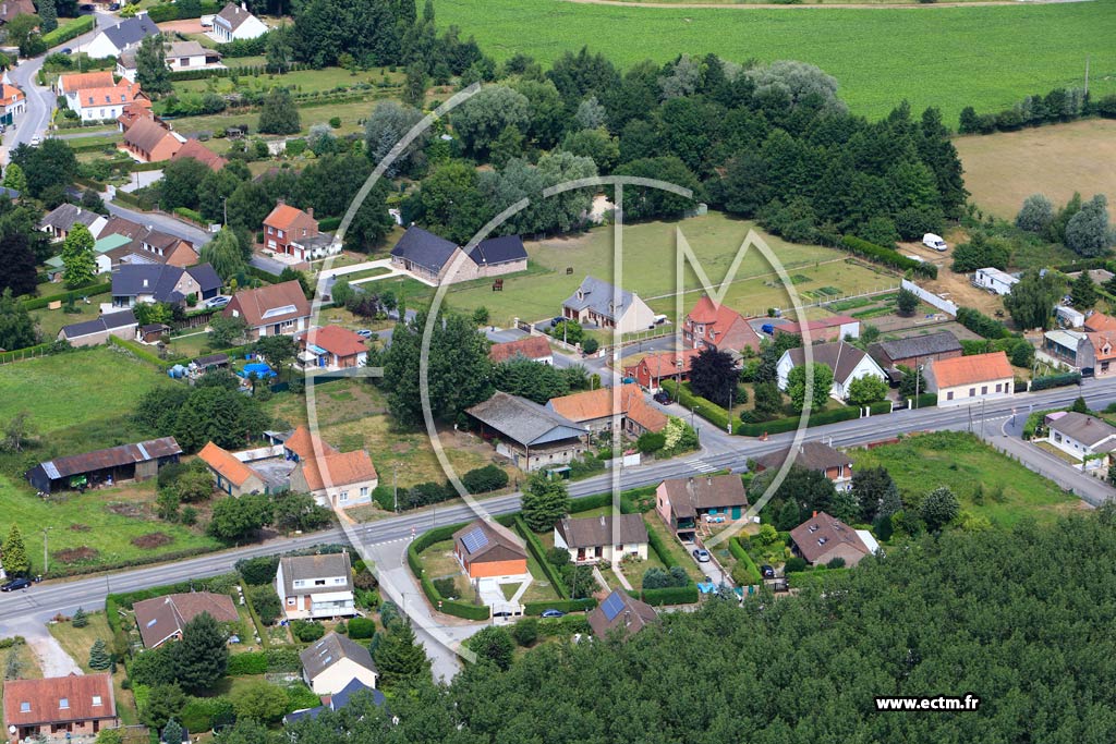 Photo arienne de Locon (Quartier Oesbern- Brhon)