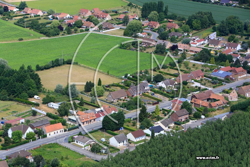 Photo arienne de Locon (Quartier Oesbern- Brhon)