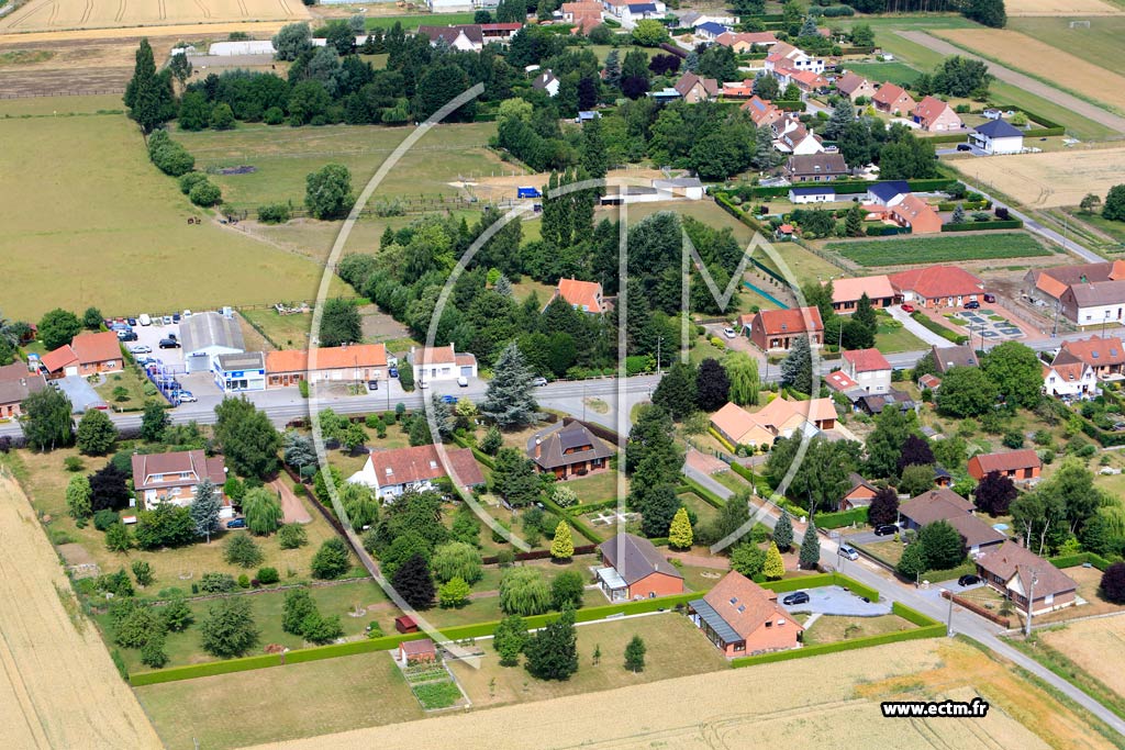 Photo arienne de Locon (Quartier Oesbern- Brhon)