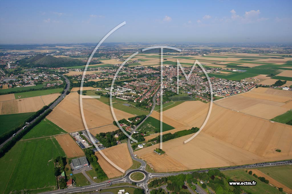 Photo arienne de Loos-en-Gohelle