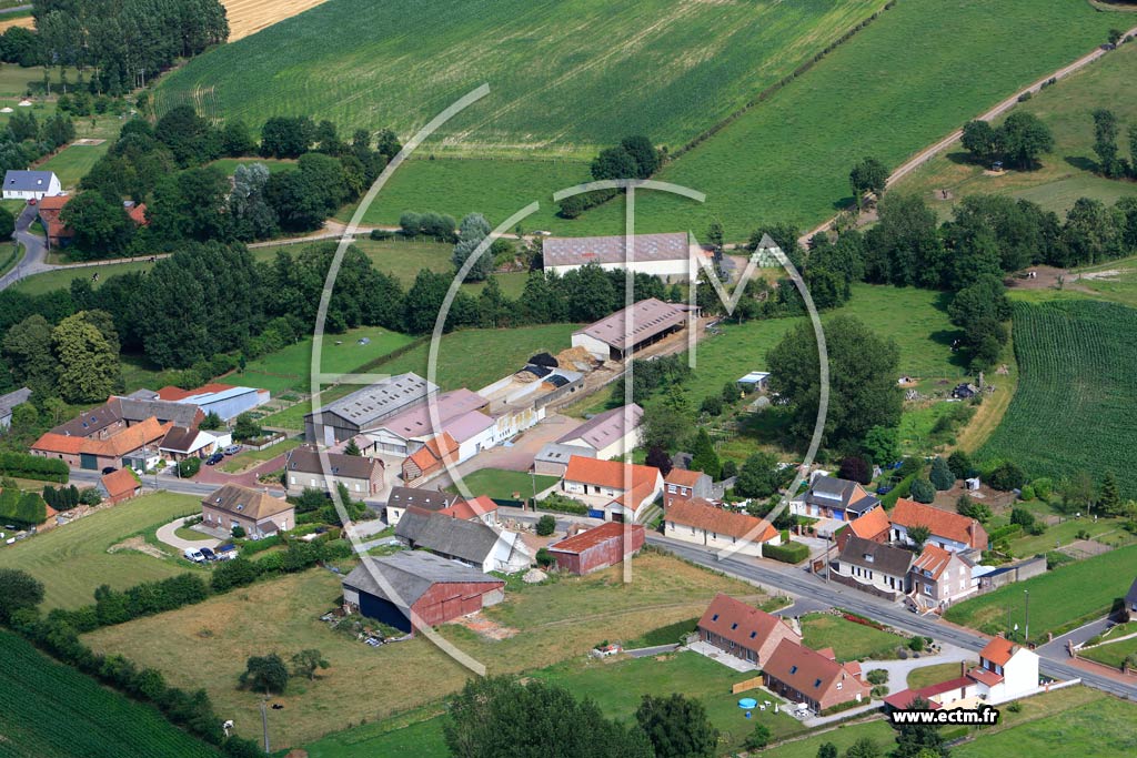 Photo arienne de Magnicourt-en-Comte