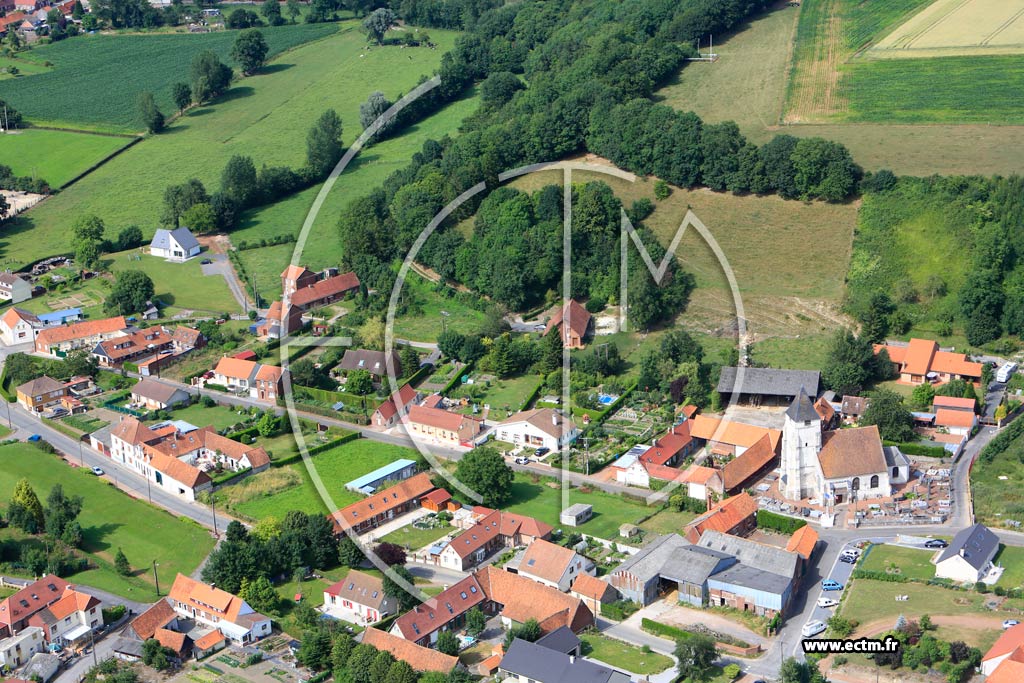 Photo arienne de Magnicourt-en-Comte
