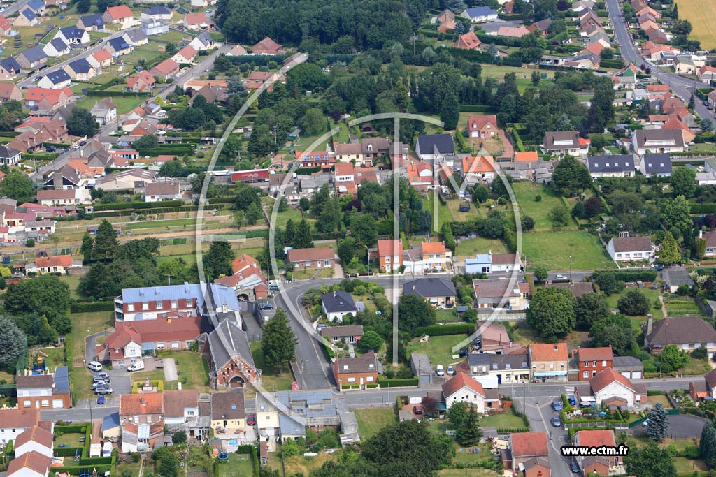 Photo arienne de Maisnil-ls-Ruitz