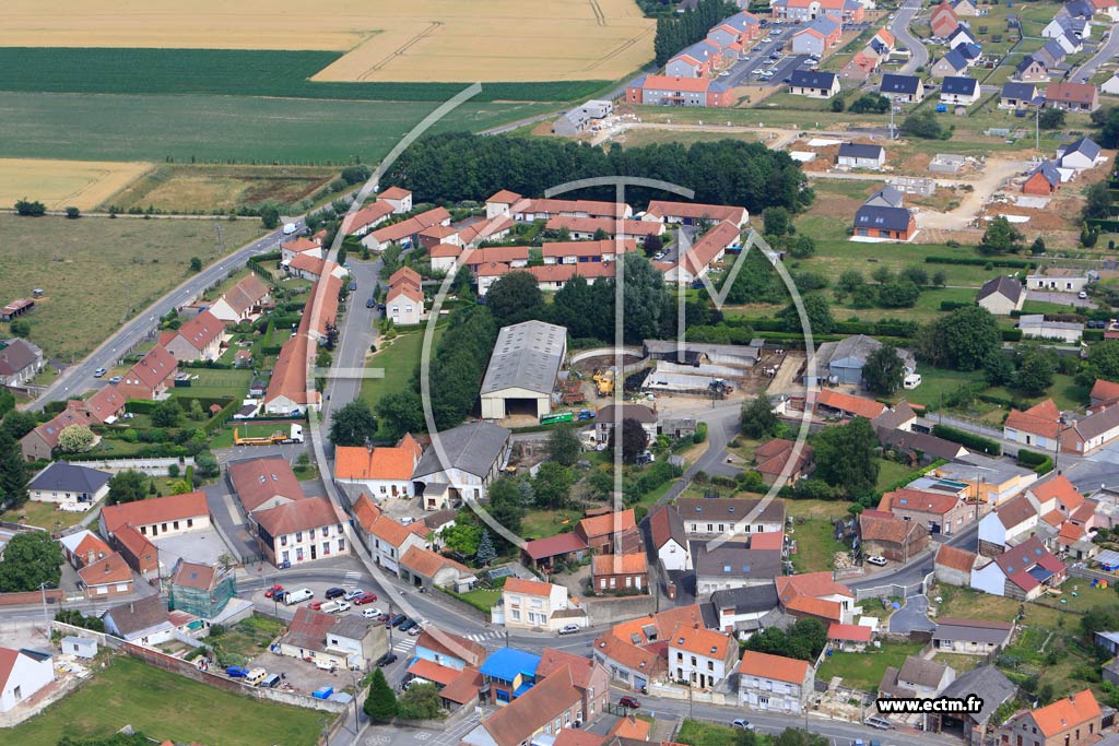Photo arienne de Maisnil-ls-Ruitz