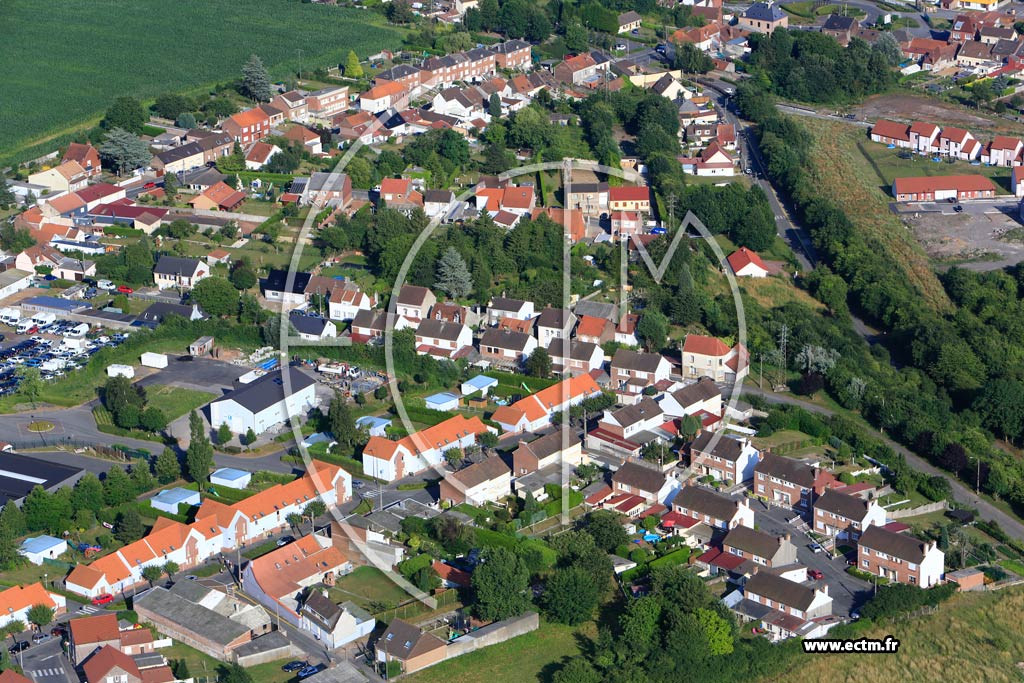 Photo arienne de Marles-les-Mines