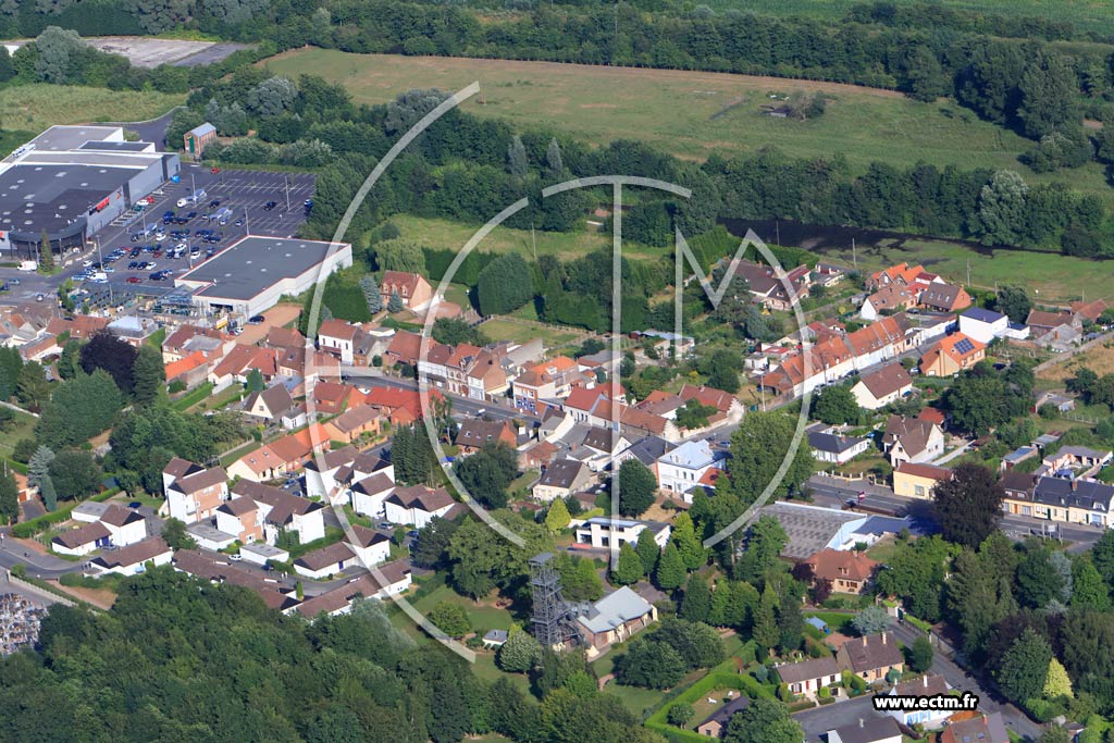 Photo arienne de Marles-les-Mines (Valle Carreau)