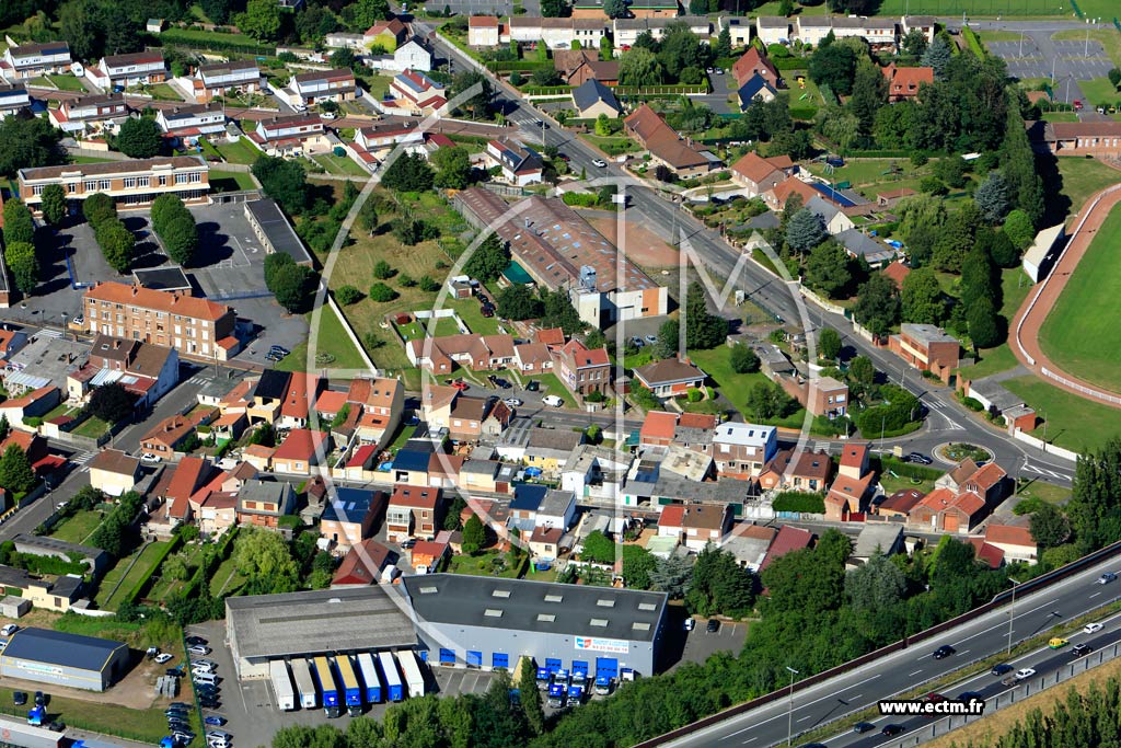 Photo arienne de Montigny-en-Gohelle