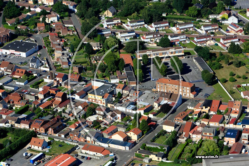 Photo arienne de Montigny-en-Gohelle